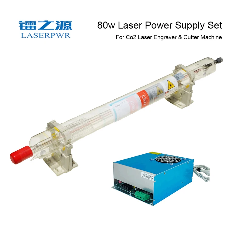 LASERPWR DY10 75W-90W CO2 Laser Power Supply Source + RECI W1 Laser Tube 110V/220V For Laser Engraver Machine Accessories