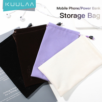 KUULAA Power Bank Case Phone Pouch for iPhone Samsung Xiaomi Huawei Waterproof Powerbank Storage Bag Mobile Phone Accessories