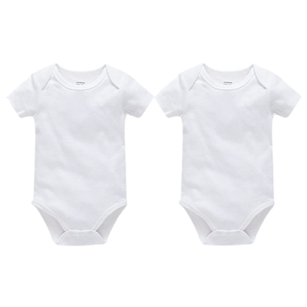 2024 Short Sleeve Newborn Baby Clothes Unisex 100% Cotton Plain Pink Design Ropa Bebe Summer Jumpsuit Toddlers 0-24 Months image 4