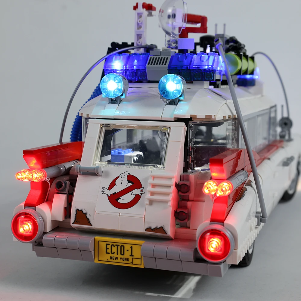 EASYLITE 10274 크리에이터 고스트 버스터용 LED 조명 키트, 블록 모델 미포함 ECTO-1