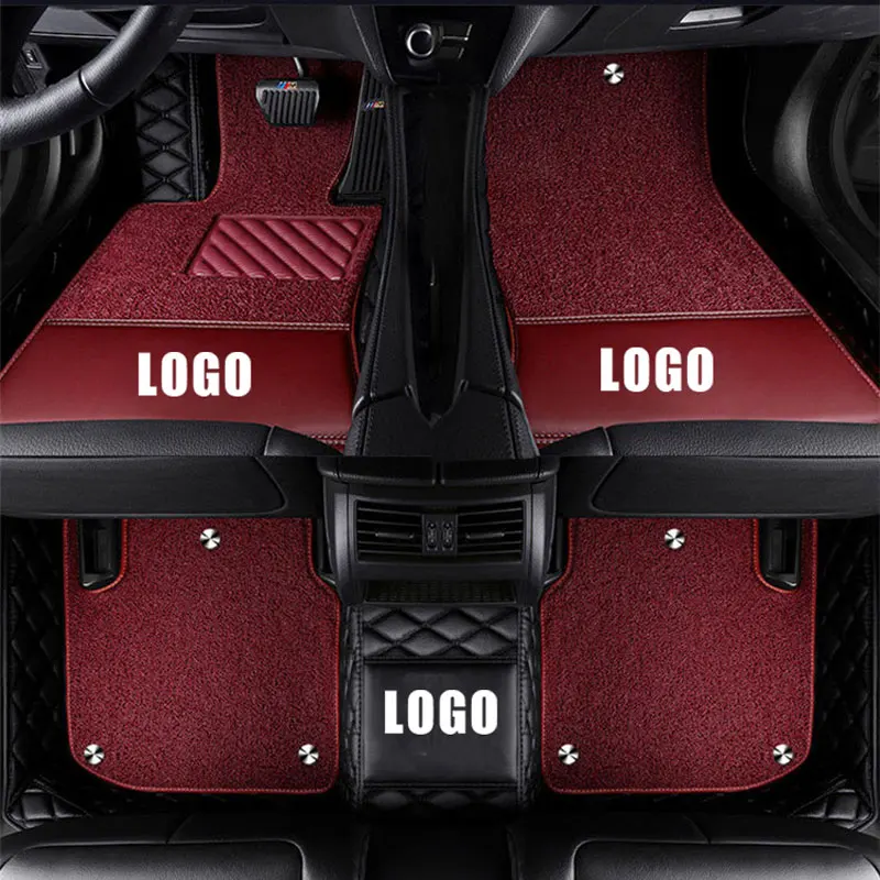 Custom Auto foot Carpets Car Floor Mats for Jeep Compass Patriot Renegade Closed Off-Road Vehicle Wrangler 2 3 MK49 MK74 MK SUV