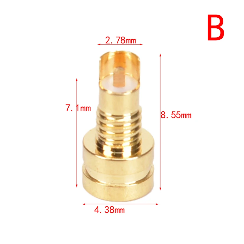 Diskon Besar 2021 MMCX Konektor Kabel Solder Jack Tembaga Betina Pin Dudukan PCB IE800 Konektor Adaptor Steker Audio DIY