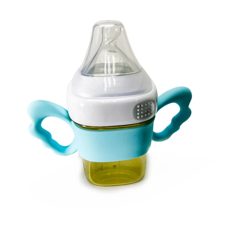 Baby Fles Handgrepen Veiligheid Siliconen Fles Handvatten Voor Hegen Fles En Andere Dia 6-7Cm Brede Hals fles