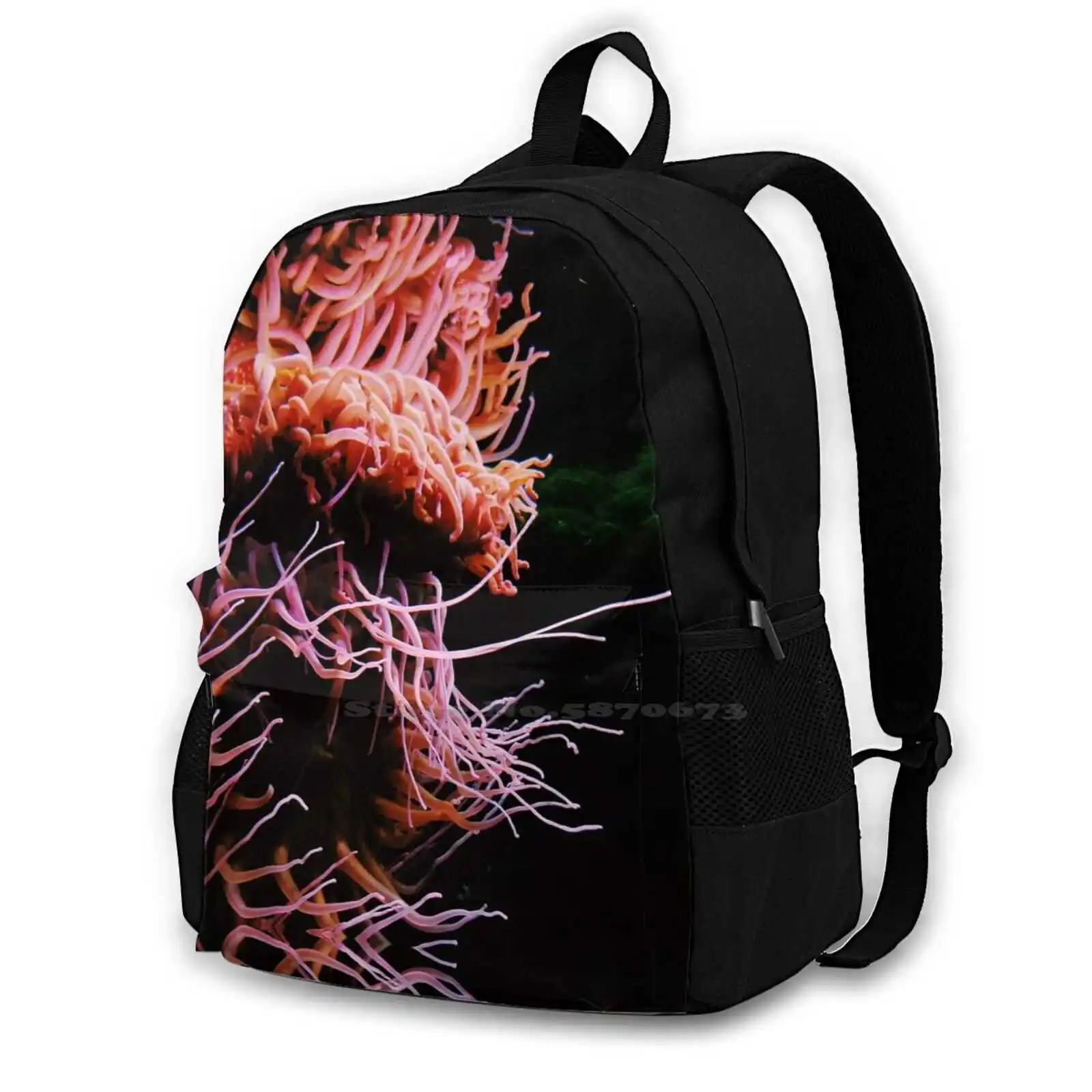 Sea Life Hot Sale Schoolbag Backpack Fashion Bags Aquarium Seattle Sea Anemone Salt Water Ocean Life Sea Life