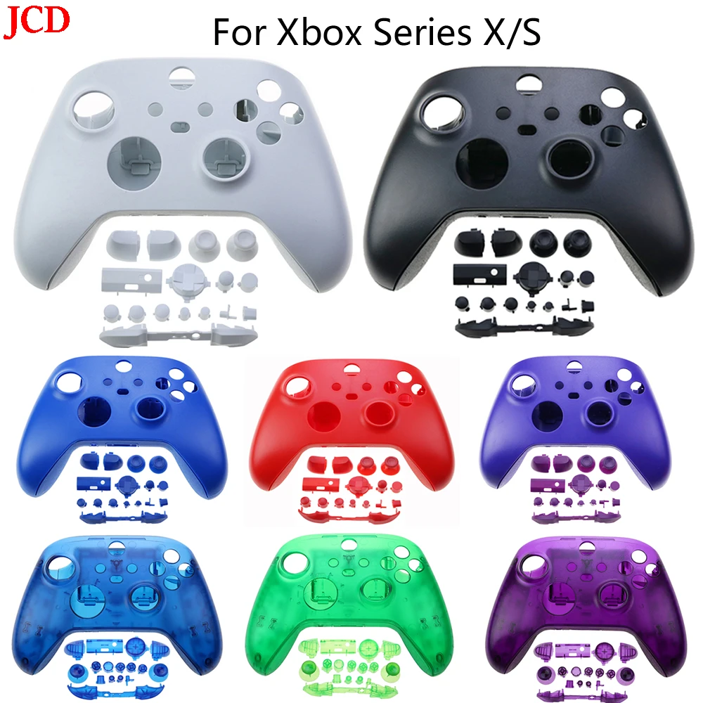 JCD 1 Set For Xbox Series X S Controller Protective Cover Shell Front  Housing Shell Case and Full set Buttons