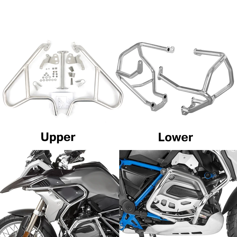 

For BMW R1200GS R 1200 GS R1200 LC 2013 2014 2015-2018 Motorcycle Crash Bar Bumper Highway Frame Protector Engine Guard Tank Bar