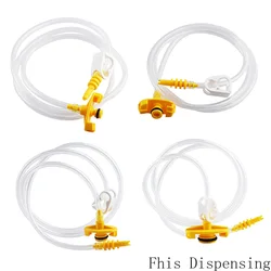 3cc 5cc 10cc 30cc Syringe Barrel Valve Robot Adapter Assembly Glue Dispensing Pneumatic Part 2 sets/bag