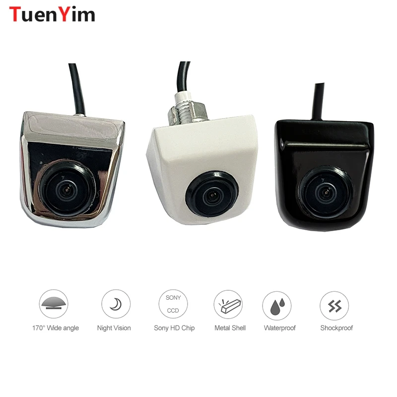 

Real 170 degrees fish eye lens Starlight Night Vision Vehicle Rear / Front View Camera low-light level 15m visible Car Camera