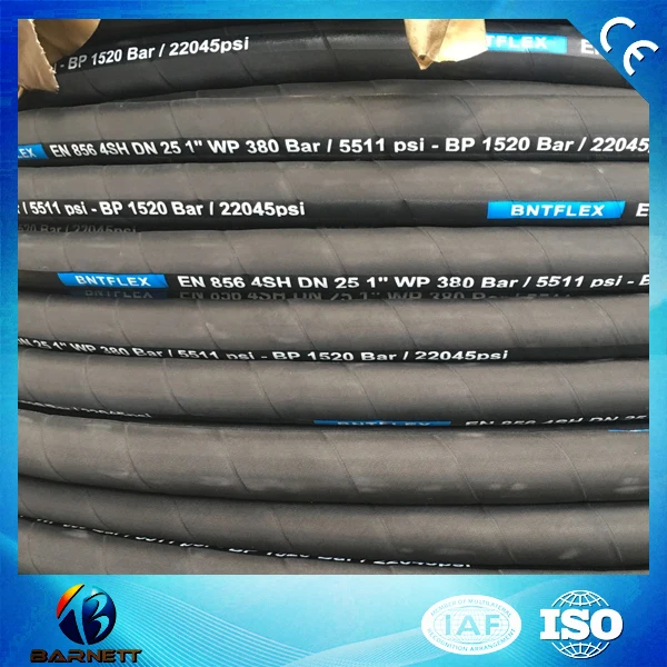 40 Meters DN16 4Sp 4SH Flexible Rubber Hydraulic Hose