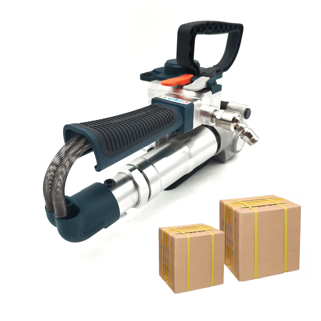 Pneumatic Strapping Tool B19 Hand Held Strapping Machine for 1/2\'\'-3/4\'\' PP/PET Belt Carton Wooden Industrial Box Packing