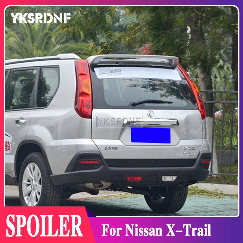 

YKSRDNF для Nissan X-trail 2007-2013, украшение для автомобиля, Неокрашенный задний спойлер, высококачественный материал ABS, крыша, заднее крыло