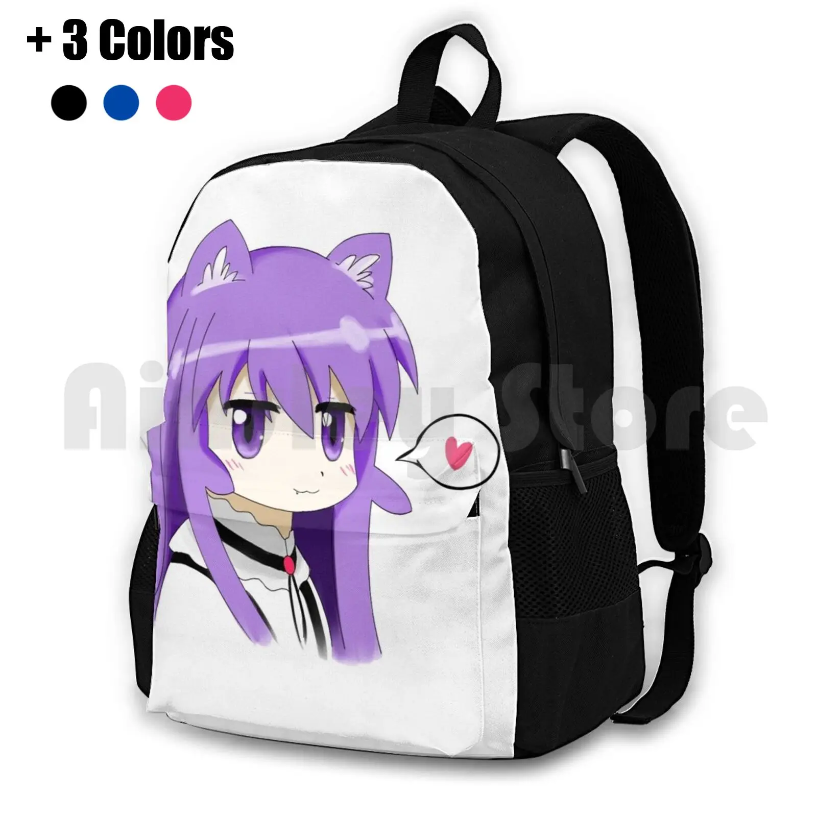 Tsumiki Miniwa Zaino da trekking all'aperto Impermeabile da campeggio Viaggio Tsumiki Miniwa Acchi Kocchi Anime Manga Neko Girl Neko Kawaii