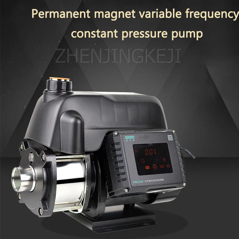 Imagem -04 - Bomba de Reforço de Água Doméstica Motor de Ímã Permanente Operação Inteligente Totalmente Automático Freqüência Variável Pressão Ajustável