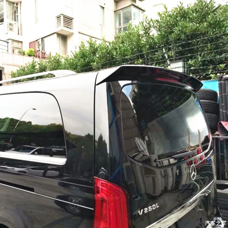 Для Mercedes Benz V Class Vito V260 V260L ABS задний спойлер на крышу черный/белый/углеродный цвет 2016 2017 2018 2019 Для Mercedes Benz V Class Vito V260 V260L ABS задний спойлер на крышу черный/белый/углеродный цвет 2016 2017 2018 2019