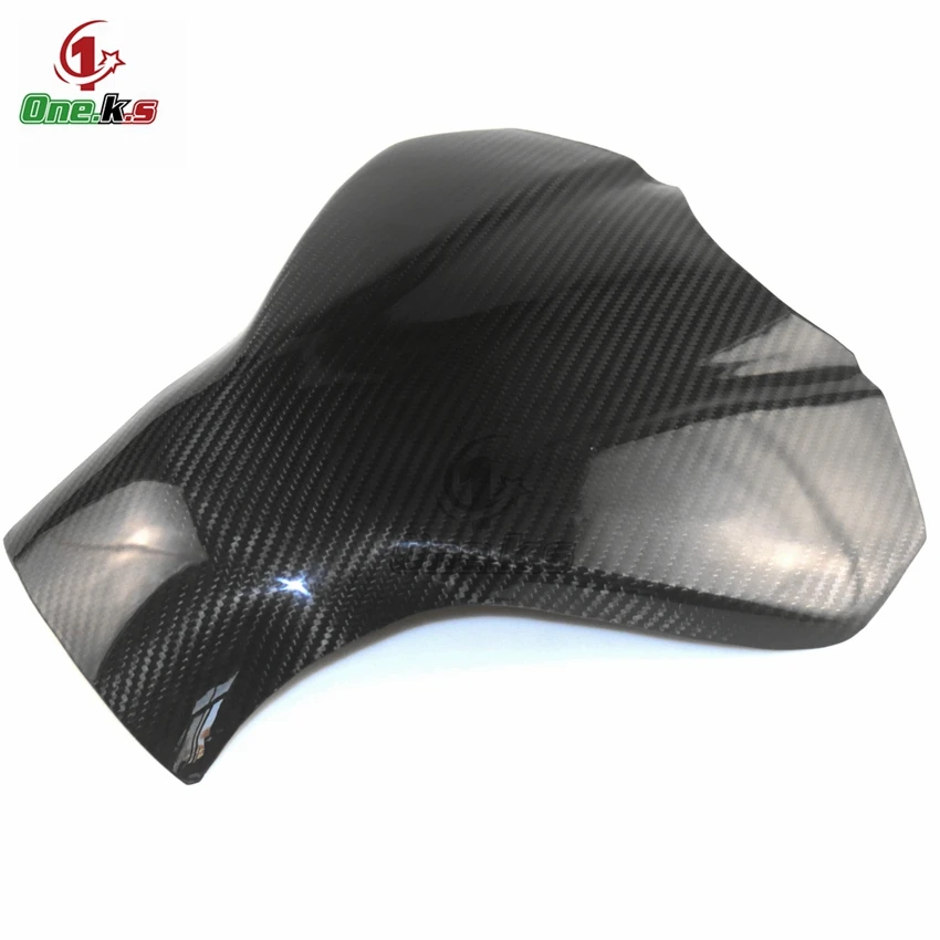 Motorcycle Carbon Fiber Fuel Gas Tank Cover Protector For For KAWASAKI Ninja400 NINJA400 2018-2023& Z400 2019-2021