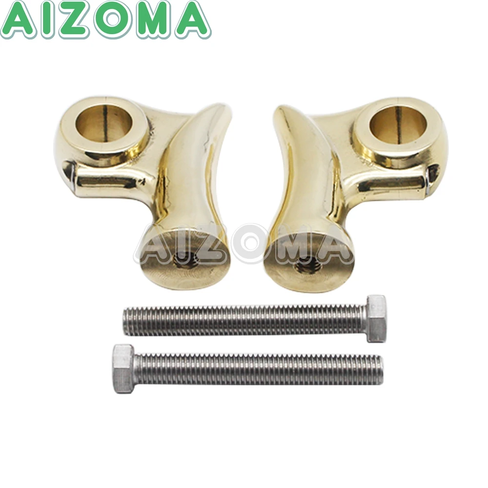 Universal Motorcycle Retro Vintage Handlebar Risers 25mm 1