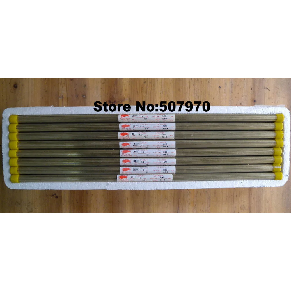 Ziyang Brass Drilling Electrode Tube 1.5*500mm Single Hole for EDM Drilling Hole Machine