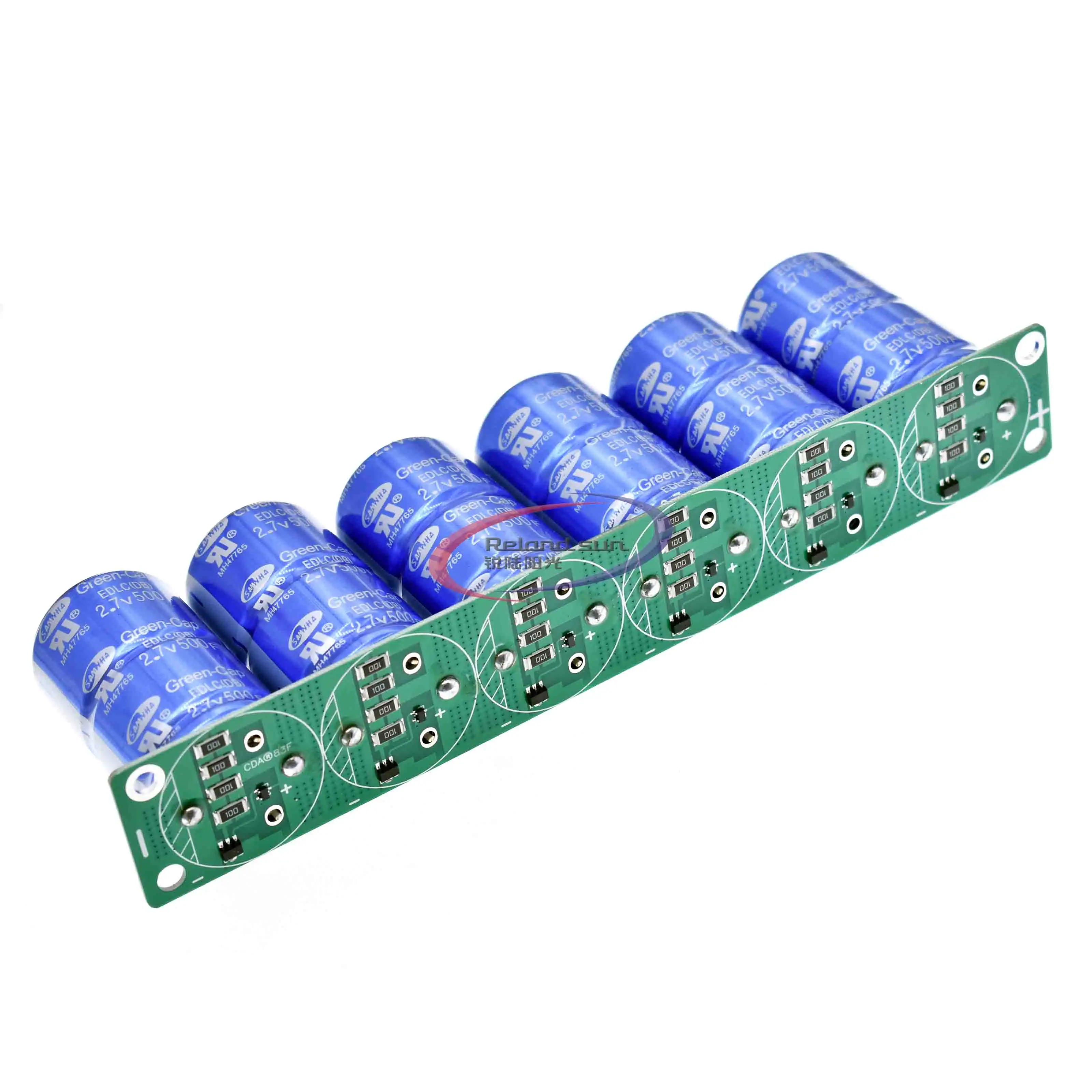 Farad Capacitor 2.7V 500F 6 Pcs/1 Set Super Capacitance With Protection Board Automotive Capacitors