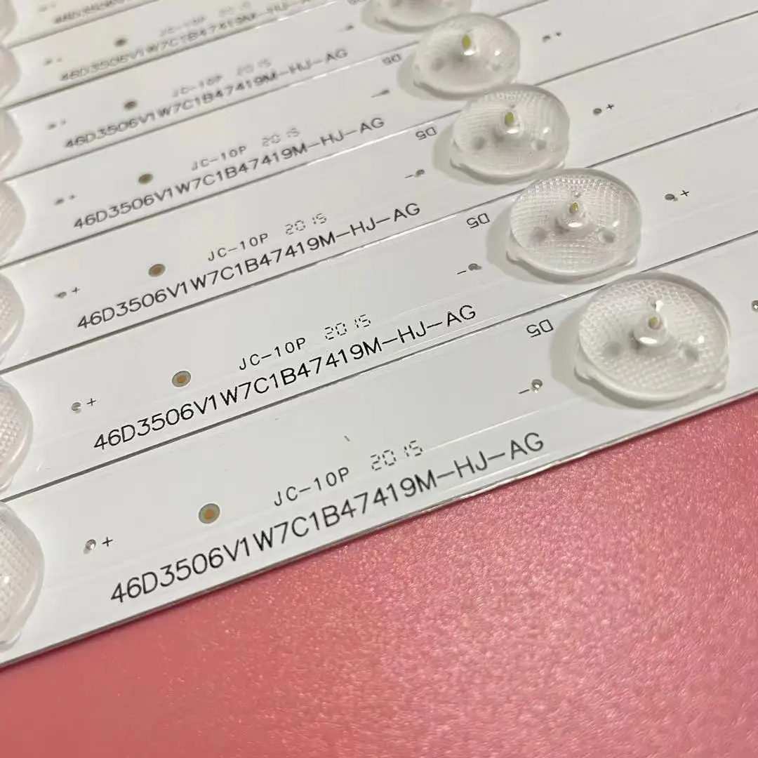 8 PCS/SET 46 POUCES LED46C360 RF-AI460B32-0701S-01 TV LED BANDE JS-LB-D-JP46D7-071CBAC 47CM 7LED E46D7212