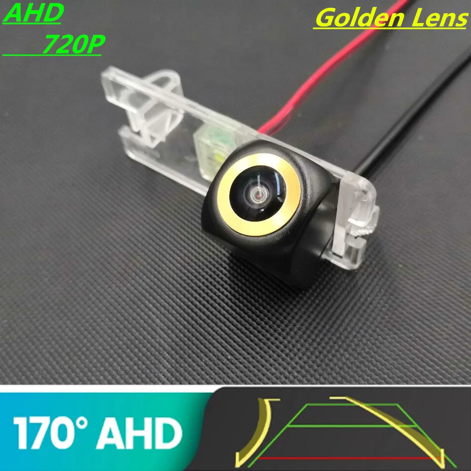 

AHD 720P Golden Lens TrajectoryCar Rear View Camera For Chevrolet New Sail 2010-2013 For Buick Park 2009 Reverse Vehicle Monitor