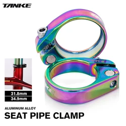 TANKE Seat Post Clamp MTB Road Bike 31.8 34.9mm Mountain Aluminum Alloy Ultralight Mountain Bicycle Seatpost Clamps Cycling Part