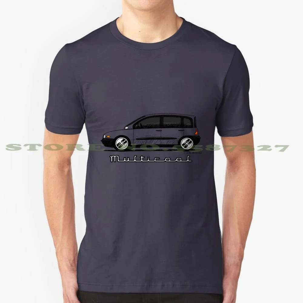 My Fiat Multipla Multicool Drawing 100% Pure Cotton T-Shirt Multiple Weird Car Goseatonio Goseantonio Jaagdesign