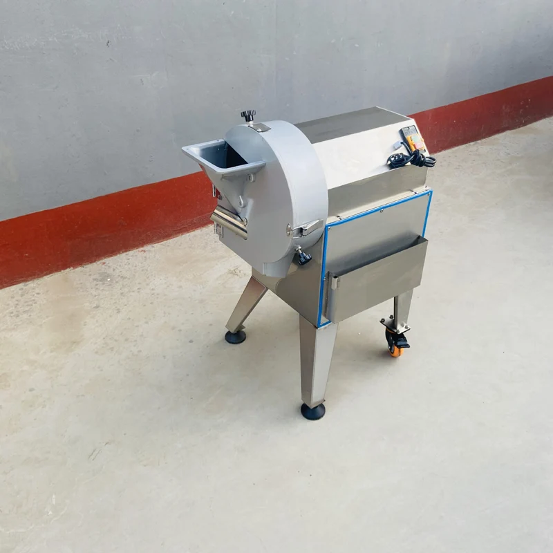 

Potato Cucumber Slicer Shredder Machine Electric Dicing Machine Stainless Steel Vegetable Cutter Machine Commercial
