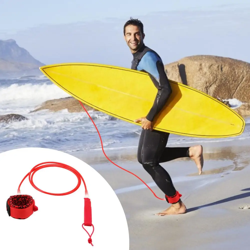 

Paddle Leash Surf Leash Surfing Surfboard Leash Smooth Steel Swivel Surfing Leg Rope Paddleboard Leash Safe Surfboard Foot Leash