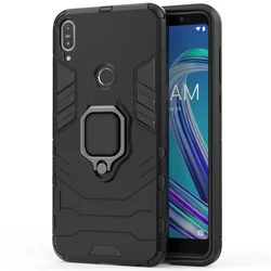 For Asus ZenFone Max Pro M1 ZB601KL ZB602KL Case Luxury Ring Back Cover Stand Armor ShockProof Case For Asus X00TD Phone Cases