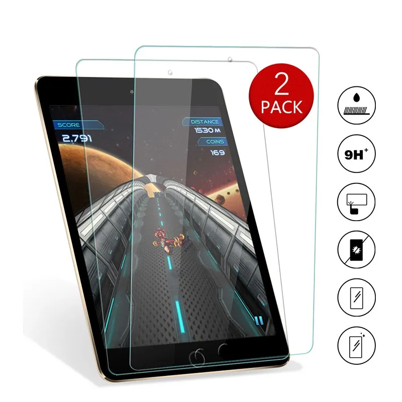 2PCS For iPad 10th 2022 IPad9 iPad Pro11 Air5 Air4 10.9 Screen Protector Tempered Glass For 9.7 iPad 2 3 4 5 6 Mini 7 8.3inch