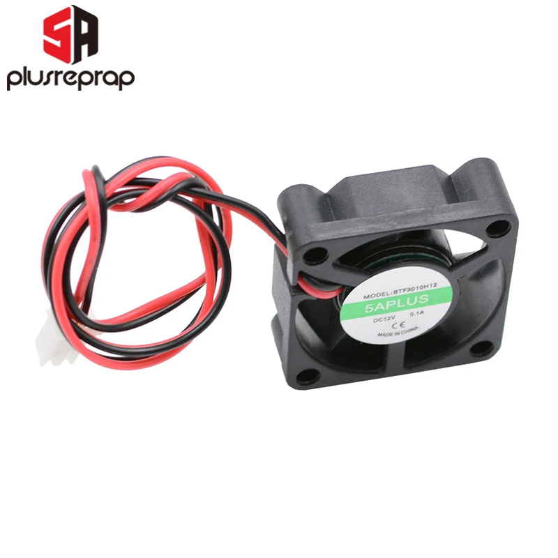 3010 Blower Fan 12V 24V 0.1A Radiator Black Plastic Kits For Extruder 2-Wire 3D Printer Accessories