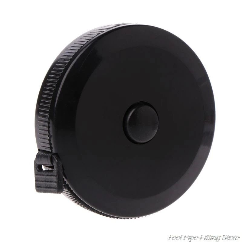 1.5m/60inch Black Tape Measures Dual Sided Retractable Tools Automatic ABS Flexible Mini Sewing Measuring Tape M02 21 Dropship