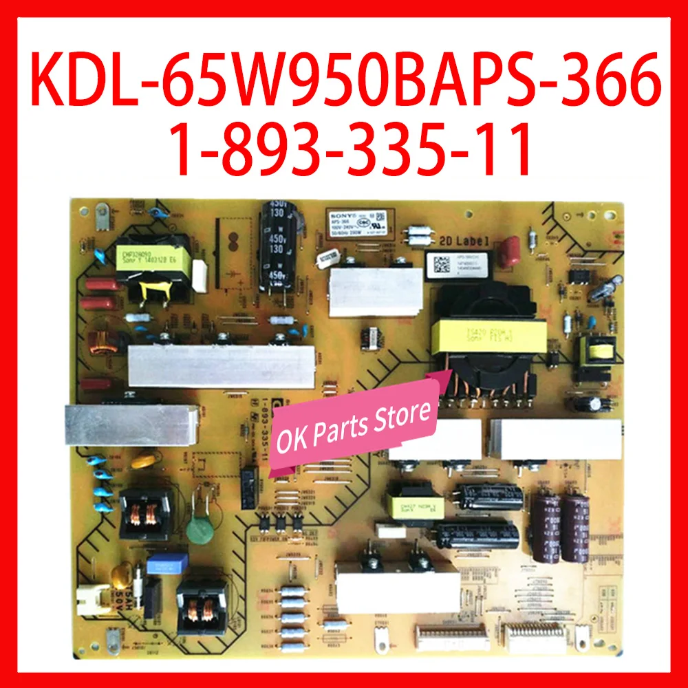 

KDL-65W950B APS-366 1-893-335-11 Power Supply Board Professional Equipment Power Support Board For TV Power Supply Card