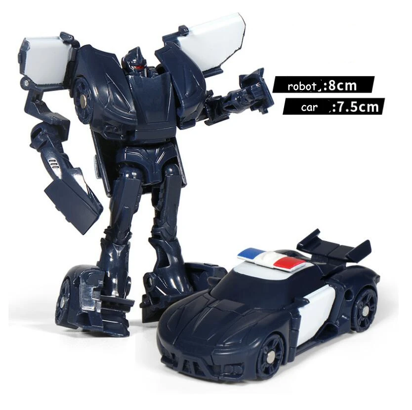 MIni robot Transformation Cars Classic Robot Car Toys Action Figures Plastic Deformation car robot Gifts For Children