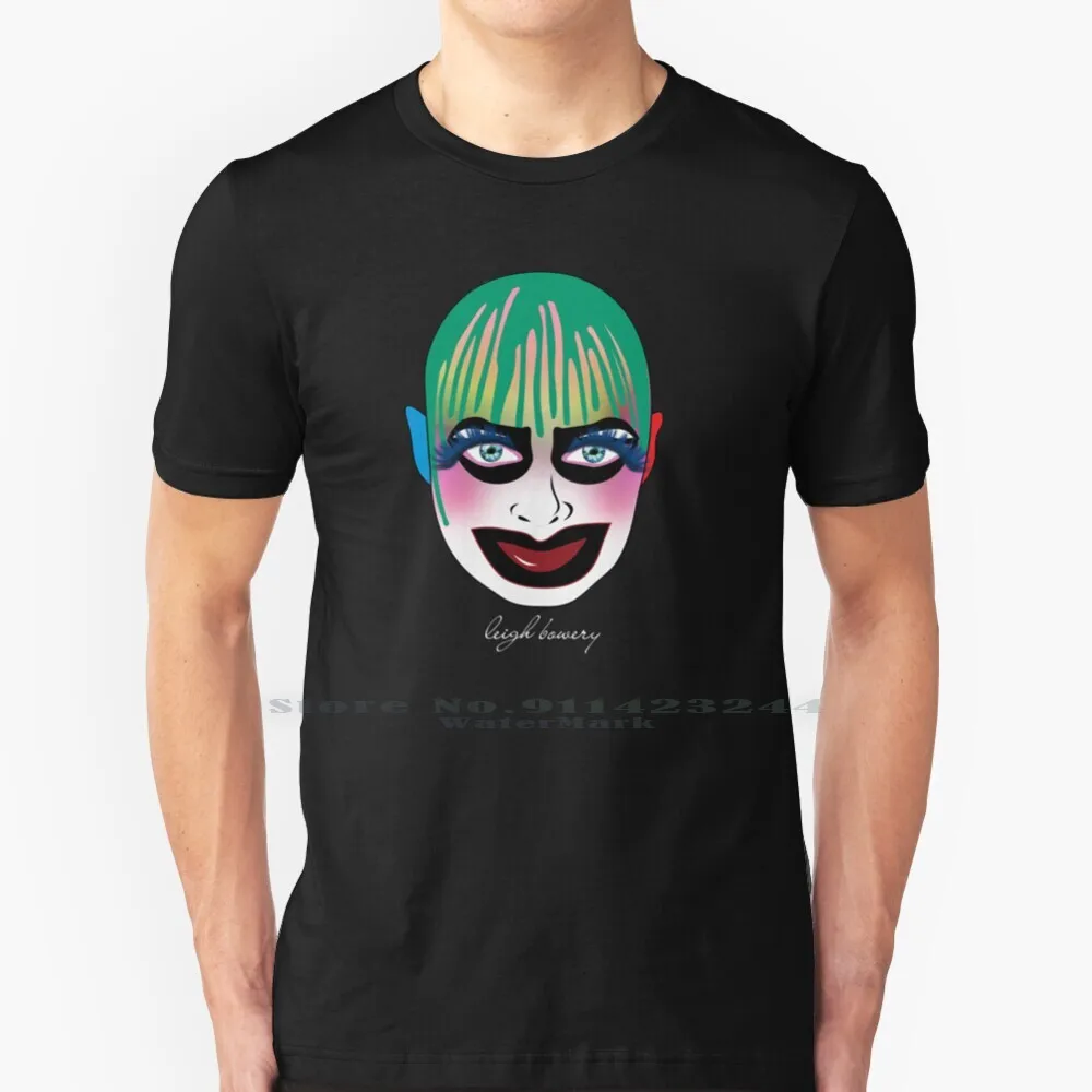 Leigh Bowery 100% Cotton T Shirt Leigh Bowery Cool Famous Up Colors Boy George Comics Fashion Bellyful Taboo Pop Art Wicked