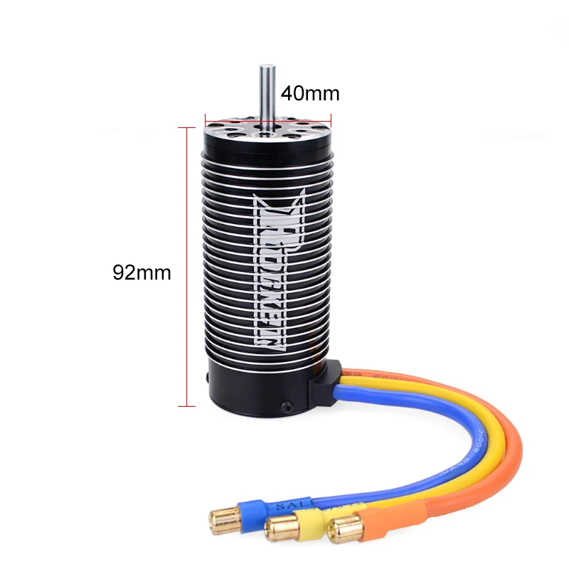 High Quality Rocket RC Car Accessories 4092 1250KV 4Pole 5mm Sensorless Brushless Motor with Heat Sink