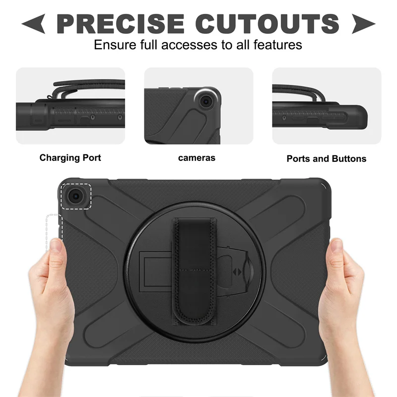 Case For Amazon Kindle Fire HD 10 HD10 Plus 2021 10.1 inch Tablet kids Heavy Duty Rugged Shockproof Silicon Case Cover