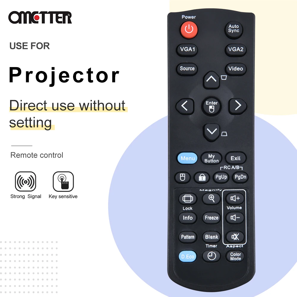 Новинка для ViewSonic пульт дистанционного управления General PJD5153 5232L 5134 6253 RCP01051 01061 PJD5123 PJD5133 PJD5233 5353 Benq проектор