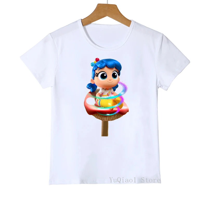 Cute Kids Tshirt Cartoon True And The Rainbow Kingdom T Shirt Baby Girls Lovely Tees Summer 2021 White Teen Youth T-Shirt Top