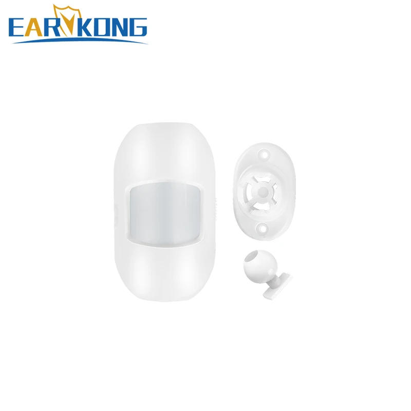 433MHz Wireless Passive Infrared Detector PIR Motion Sensor, For Alarm Systems Security Home Burglar, Free Shipping, Earykong .