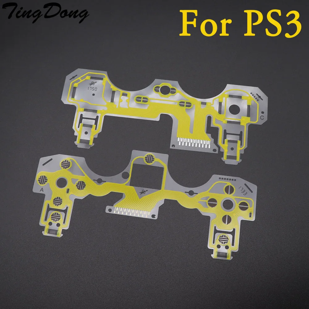 2Pcs Voor PS3 Controller Flex Kabel Geleidende Film Voor PlayStion3 Draadloze Joystick Reparatie Onderdelen Ps3 N15 160P1A