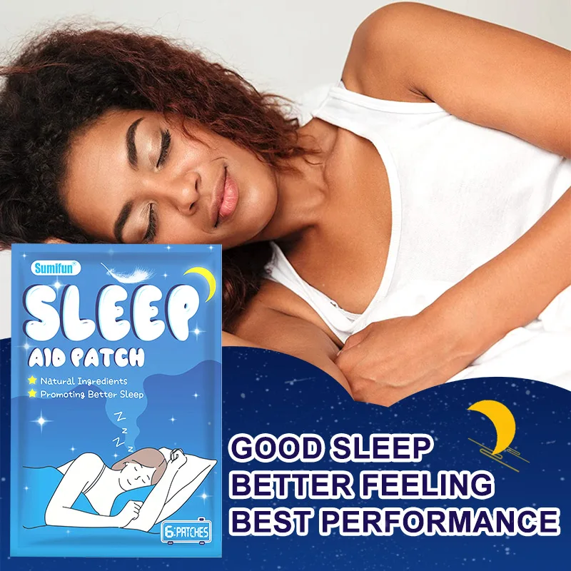 12/24/48pcs New Improve Sleep Patch Relieve Anxiety Headache Stress Medical Plaster Improve Insomnia Body Relax Massage Sticker