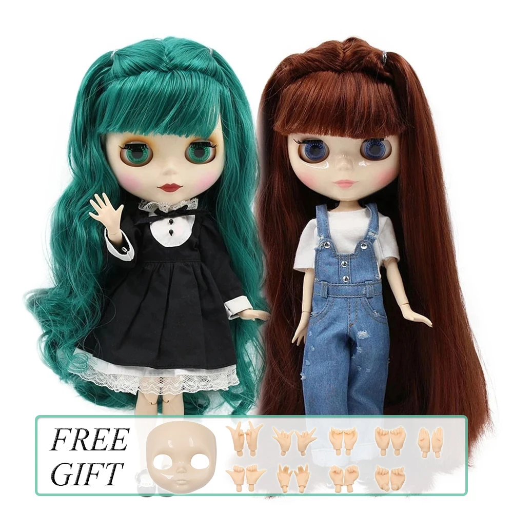 ICY DBS Blyth doll 1/6 BJD glossy face matte face nude joint body with girl boy gift toy