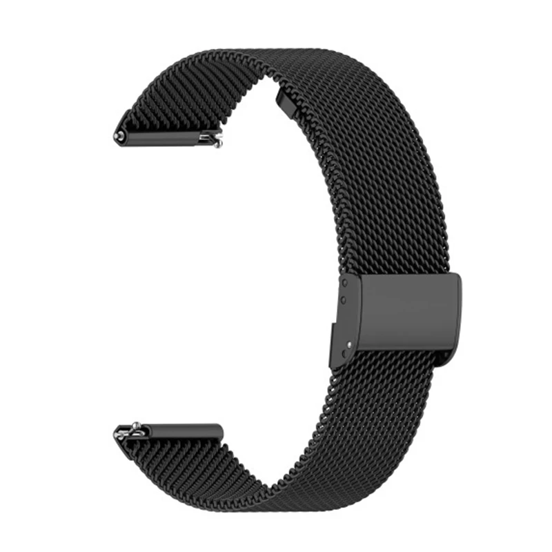 20 22mm Mesh Milanese Bands For Xiaomi Huami Amazfit Bip U S Lite Metal Bracelet Strap For GTS 2 3 2e mini GTR 2e 3 Pro 42 47mm