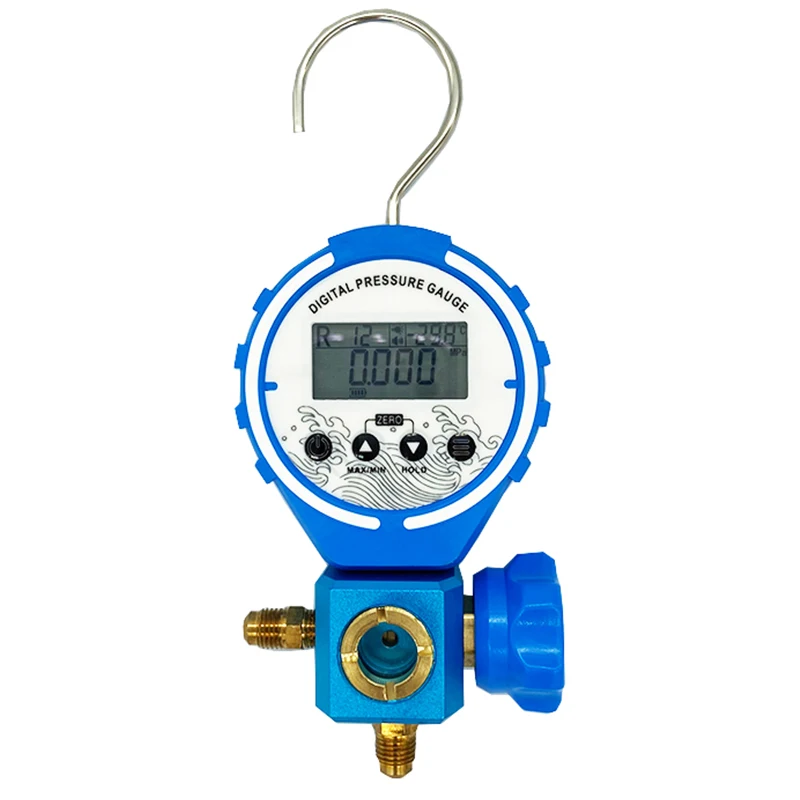 Pressure Gauge Refrigeration Manifold Tester Meter Digital Vacuum Pressure HVAC Temperature Tester Air conditioning repair tool