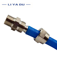 quick connector For hose Tube Connectors  OD pc 4 6 8 10 12 16mm Thread-m5 m6 1/8 3/8 1/2\