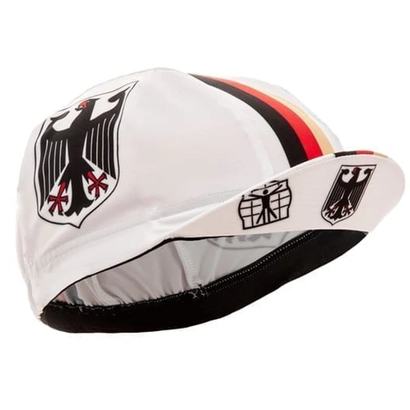 New White Bike Hat Germany National Flag Cycling Caps Gorra Ciclismo Unisex One Size Fits Most