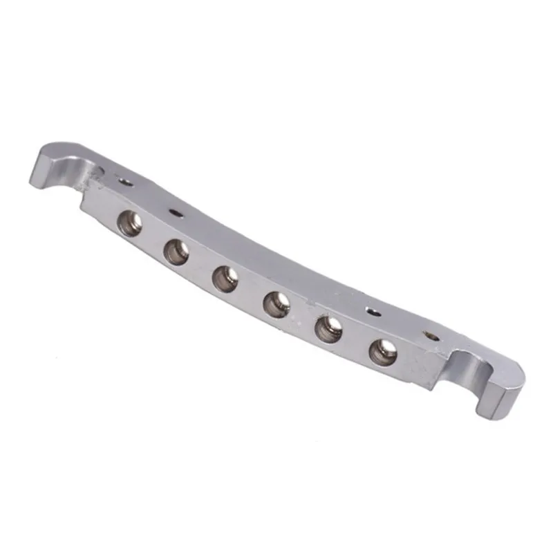 Ein Satz mit 6 Saitenhaltern für E-Gitarren-Zubehörteile, Sandy Silver Musikinstrument – Detail 5