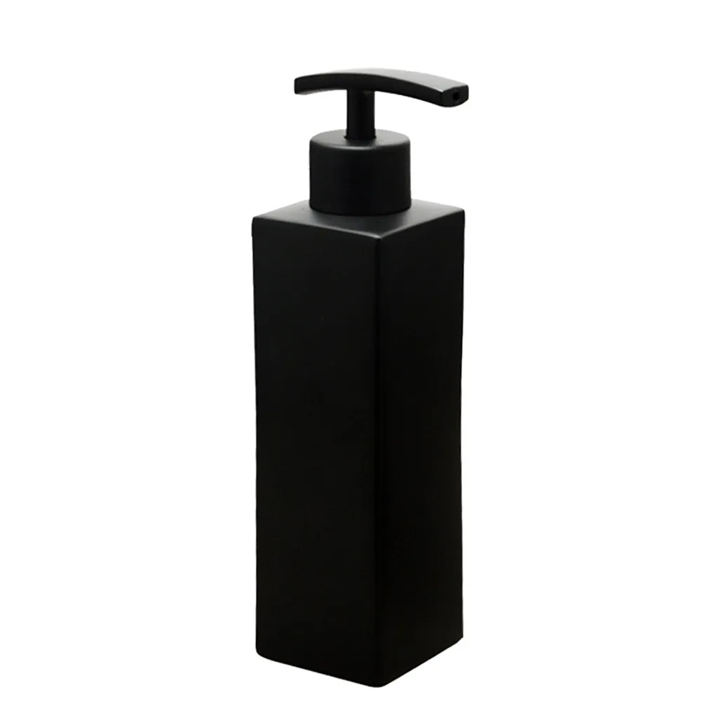 #H40 New Stainless Steel Handmade Black Liquid Soap Dispenser Bathroom Soap Dispensers Kitchen Hardware Convenient Accessories