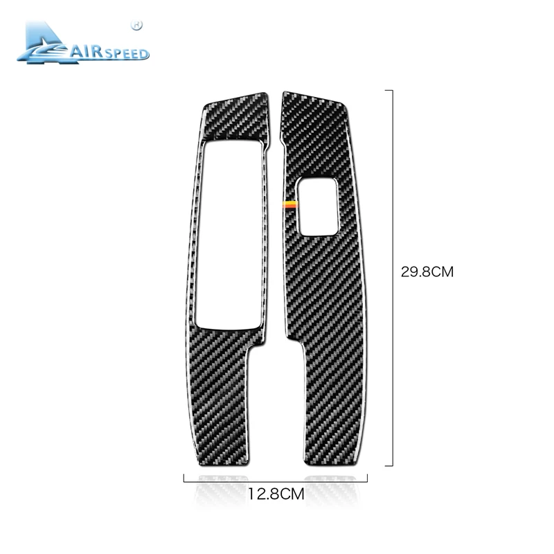 ألياف الكربون الناعمة الحقيقية لمرسيدس بنز W204 2007 2008 2009 2010 2011 2012 2013 رافع نافذة السيارة ملحقات المفاتيح